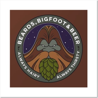 Beards, Bigfoot, & Beer Posters and Art
